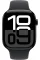Apple Watch Series 10 GPS 46mm Jet Black Aluminium Case with Black Sport Band - M/L